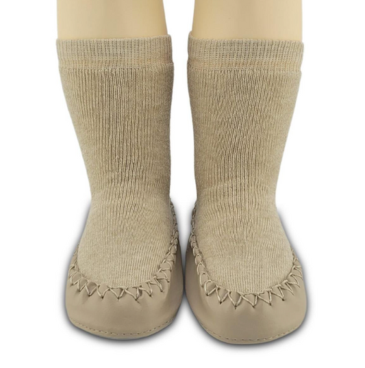 Chaussons-chaussettes antidérapants enfant – Coton souple – vue 2