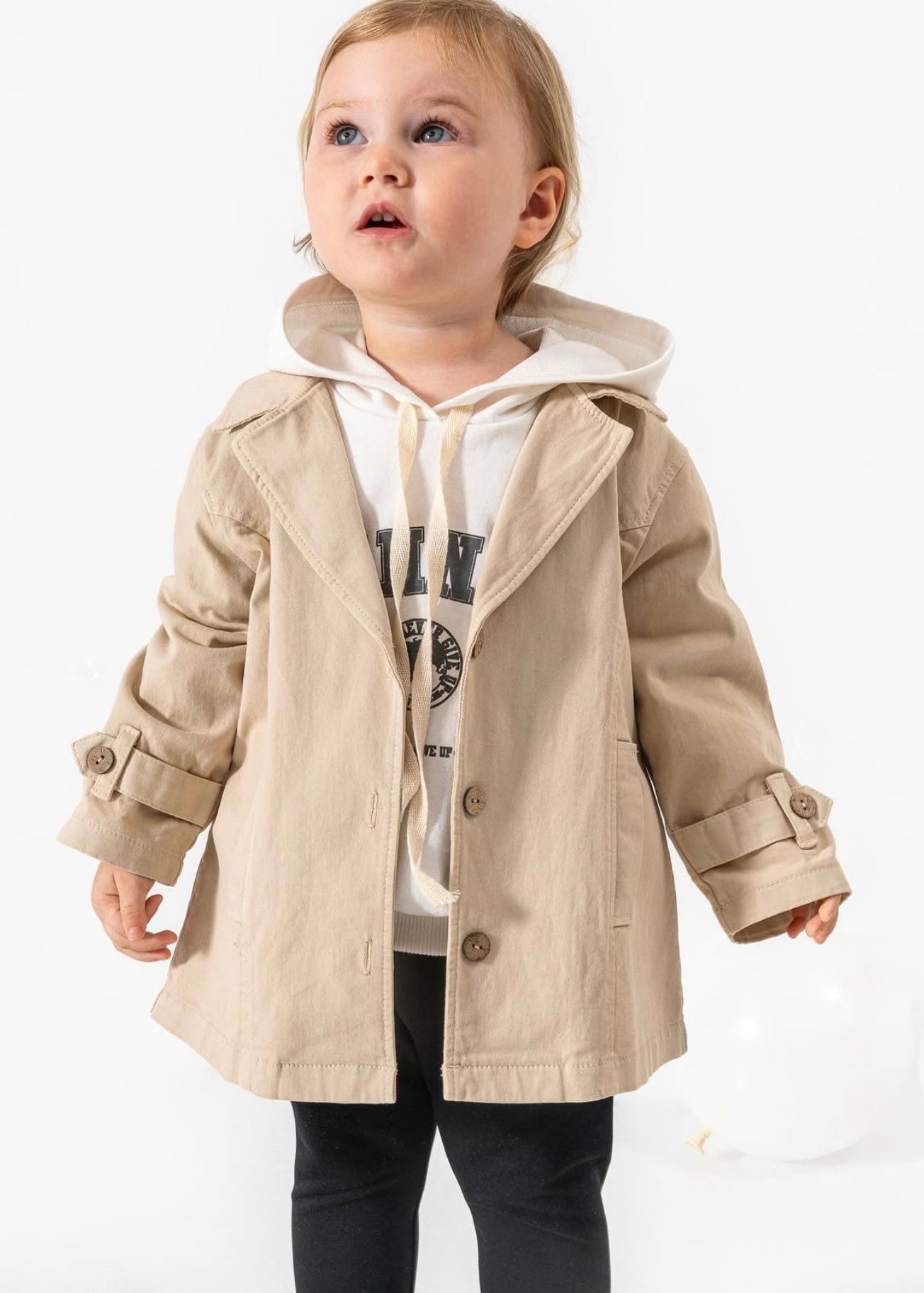 Ensemble bébé fille 4 pièces – sweat, veste, legging et chaussettes