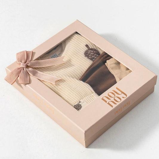 Ensemble garçon 4 pièces – Pull tricot et pantalon velours