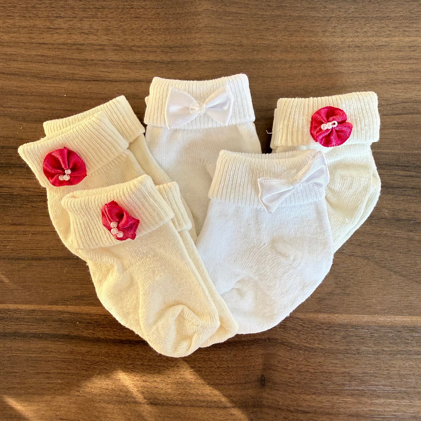 Chaussettes bébé en lot de 5 ou 6 paires