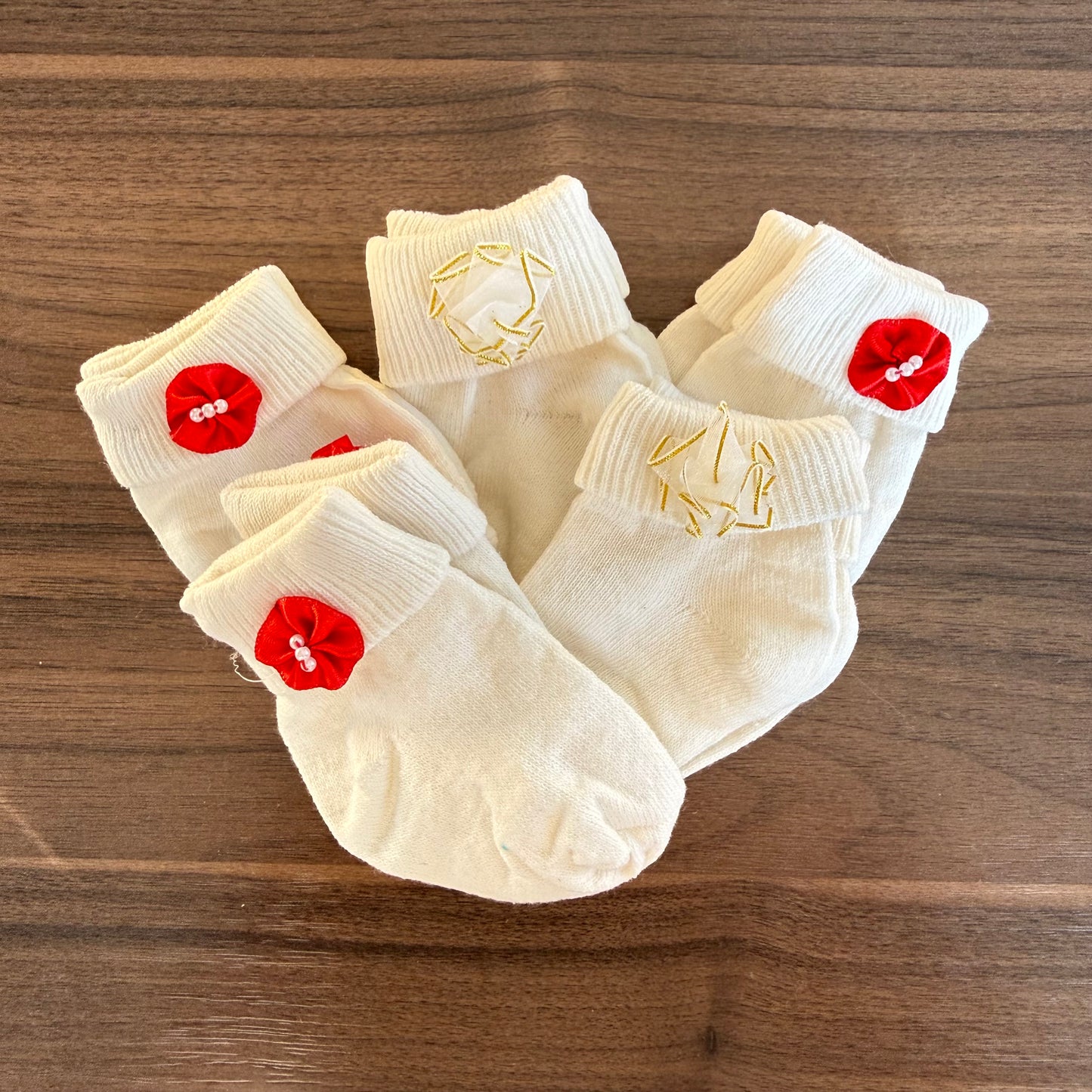 Chaussettes bébé en lot de 5 ou 6 paires