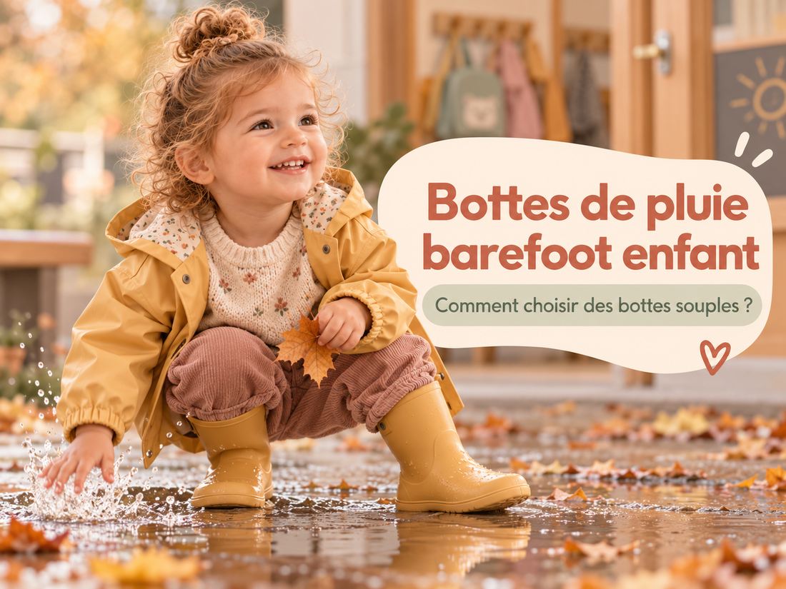 Bottes de pluie barefoot enfant : comment choisir des bottes souples ?