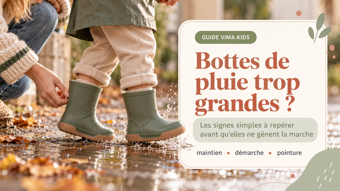 Bottes de pluie trop grandes ?