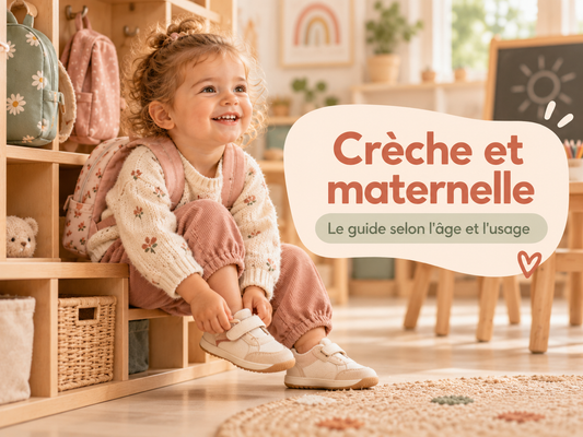 Crèche et maternelle : quelles chaussures choisir selon l’âge et l’usage ?