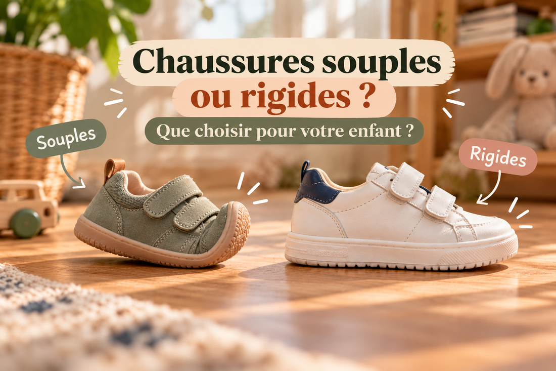 Chaussures souples ou rigides pour enfant : que choisir