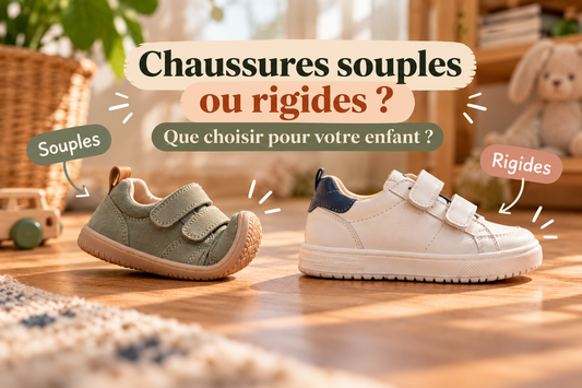 Chaussures souples ou rigides pour enfant : que choisir