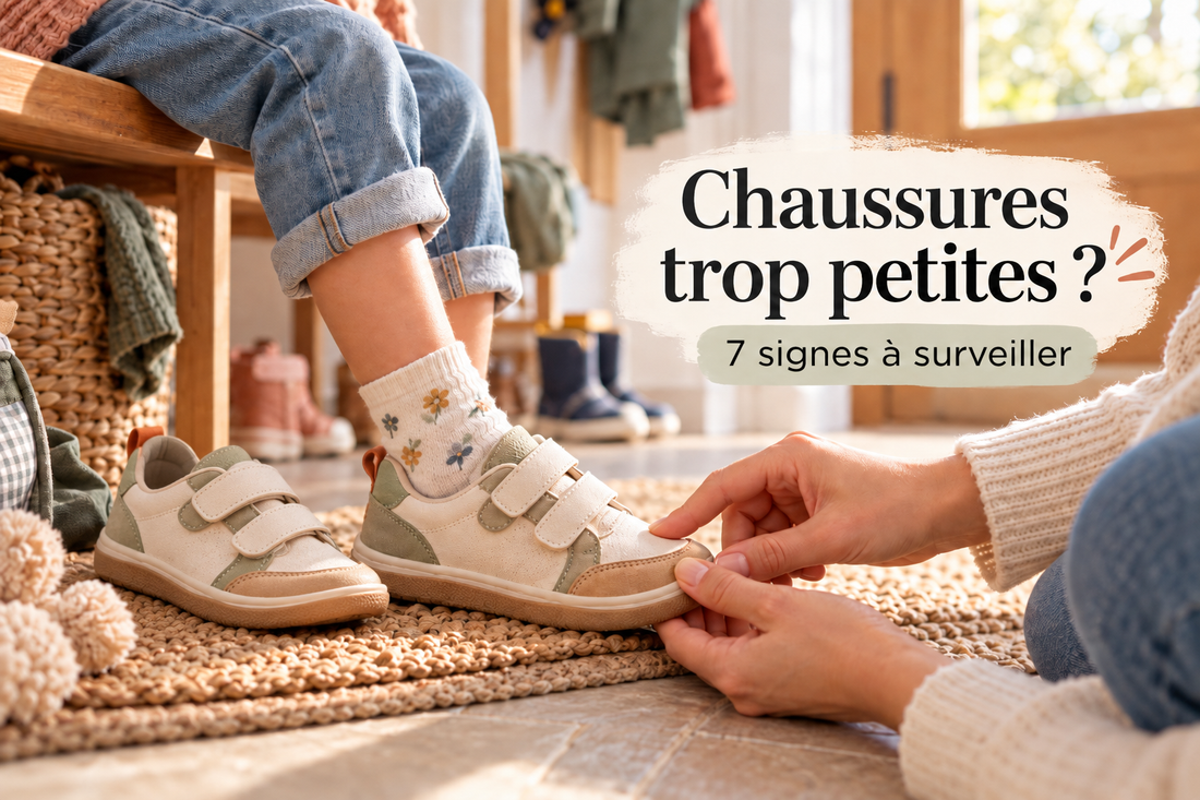 Chaussures enfant trop petites : 7 signes à surveiller