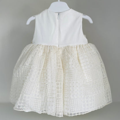 Robe bébé écrue brodée