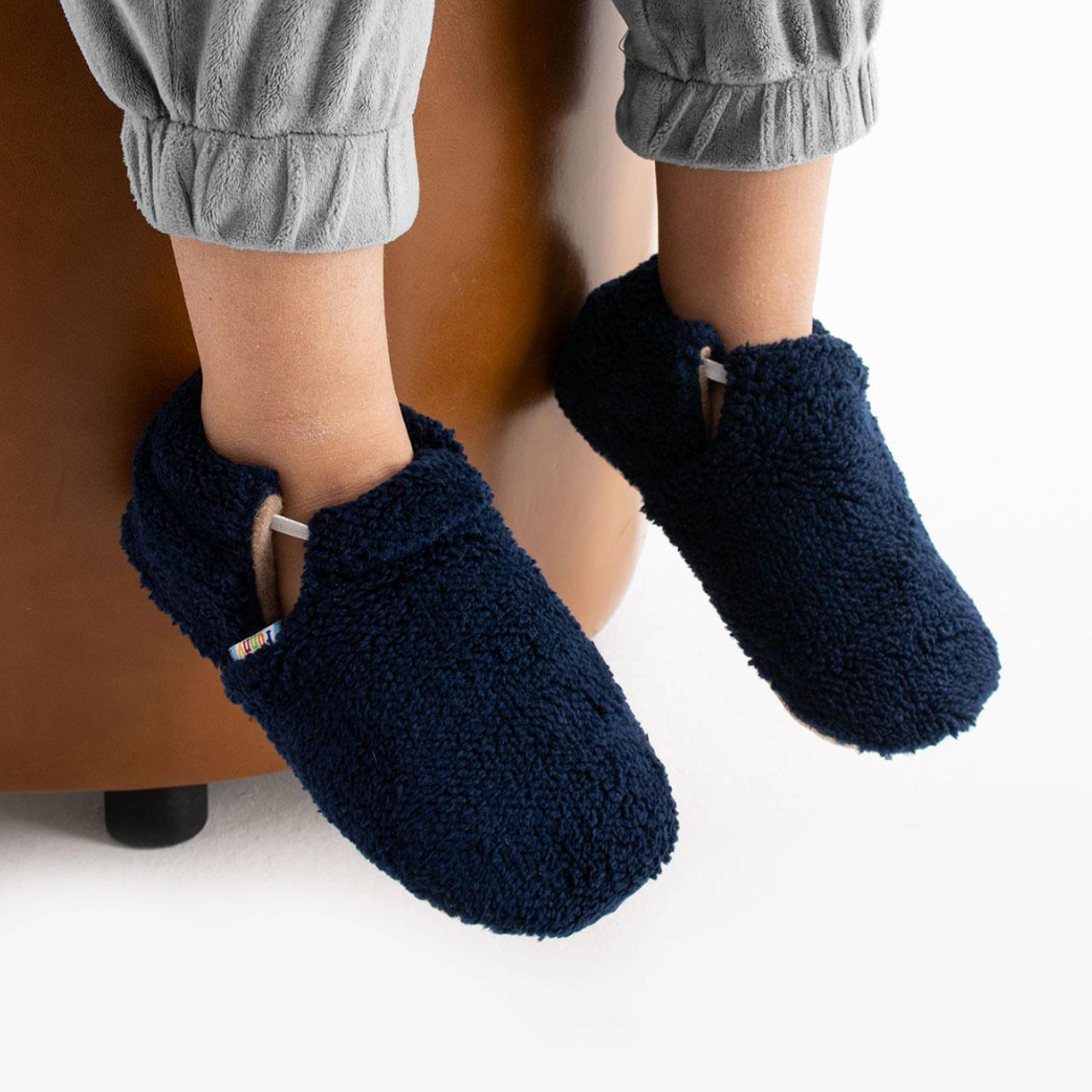 Chaussons Bébé Souples Physiologiques Antidérapants – Chaussures Premiers Pas Barefoot en Coton - Fluffy Elastique
