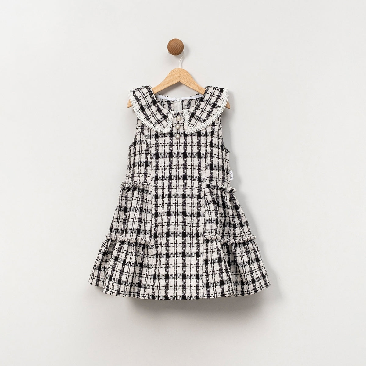 Robe à carreaux fille – Sans manches