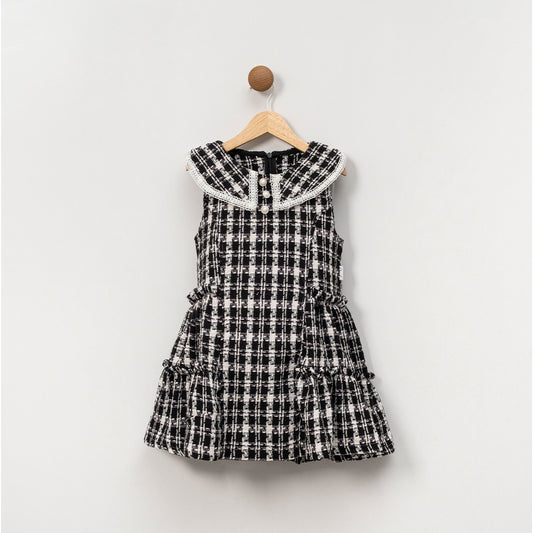 Robe à carreaux fille – Sans manches