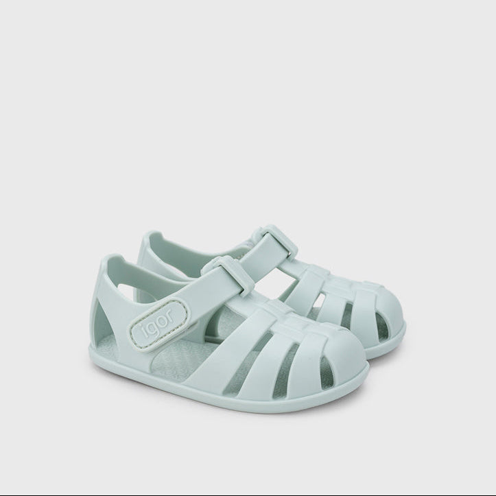 Sandales IGOR Nemo enfant antidérapantes barefoot – Plage & piscine à scratch