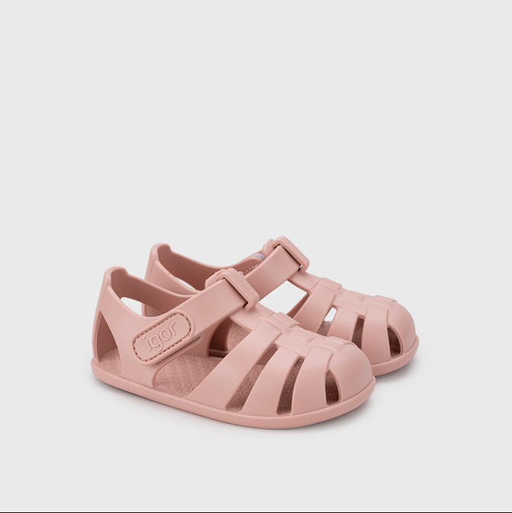 Sandales IGOR Nemo enfant antidérapantes barefoot – Plage & piscine à scratch