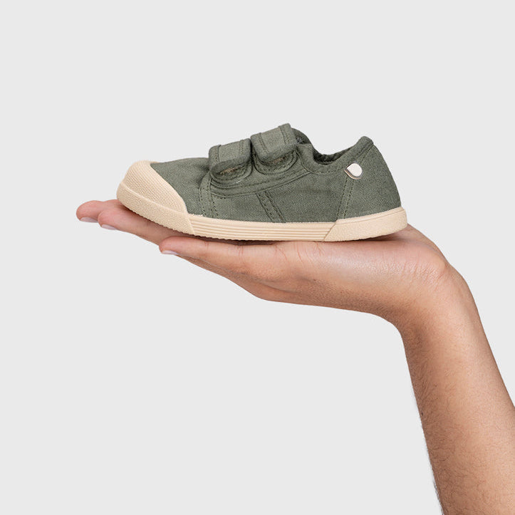 Baskets barefoot LONA V. en toile à scratchs Igor – Chaussures enfant