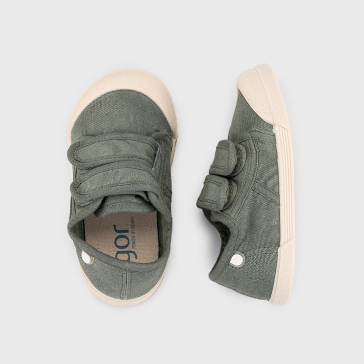 Baskets barefoot LONA V. en toile à scratchs Igor – Chaussures enfant