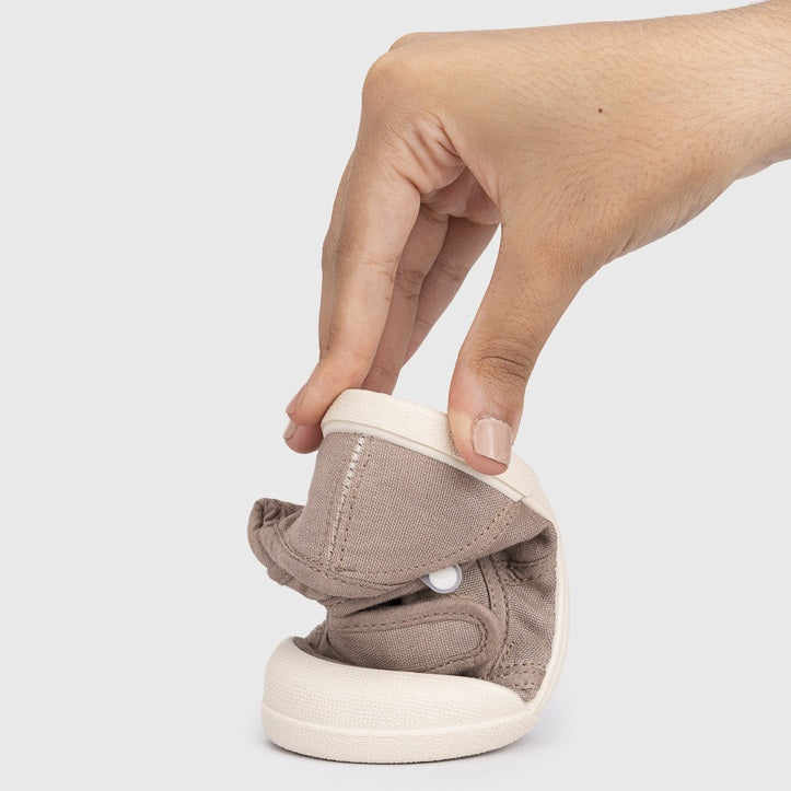 Baskets barefoot enfant IGOR Lona V – couleur Cacao – flexibilité verticale