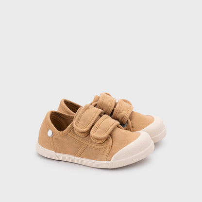 Baskets barefoot enfant IGOR Lona V – couleur Céréal – vue de trois quarts