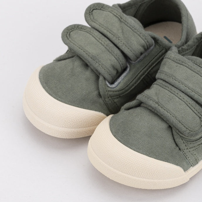 Baskets barefoot enfant IGOR Lona V – couleur Kaki – vue de dessus