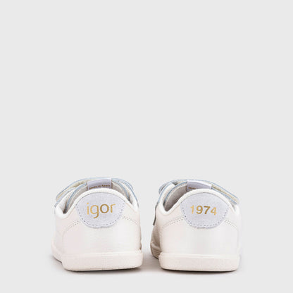 Baskets barefoot enfant IGOR Tennis – couleur Blanco – vue 5