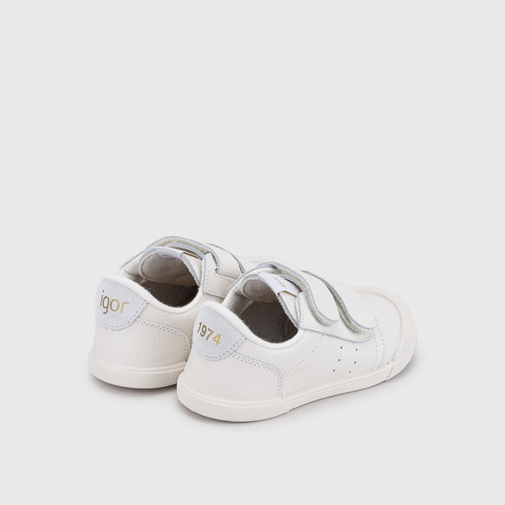 Baskets barefoot enfant IGOR Tennis – couleur Blanco – vue 9
