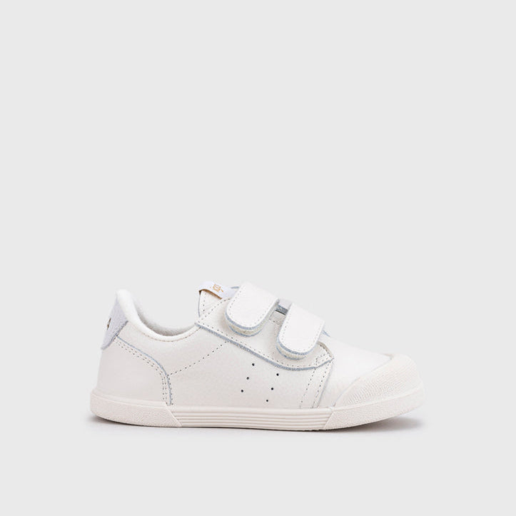 Baskets barefoot enfant IGOR Tennis blanco – vue de profil