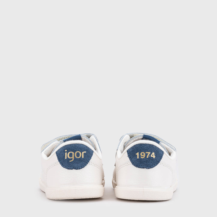 Baskets barefoot enfant IGOR Tennis – couleur Jeans – vue 5
