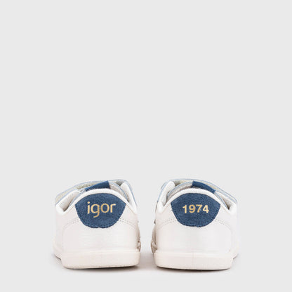 Baskets barefoot enfant IGOR Tennis – couleur Jeans – vue 5