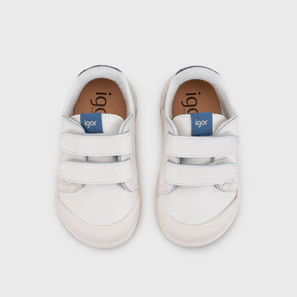 Baskets barefoot enfant IGOR Tennis jeans – vue du dessus