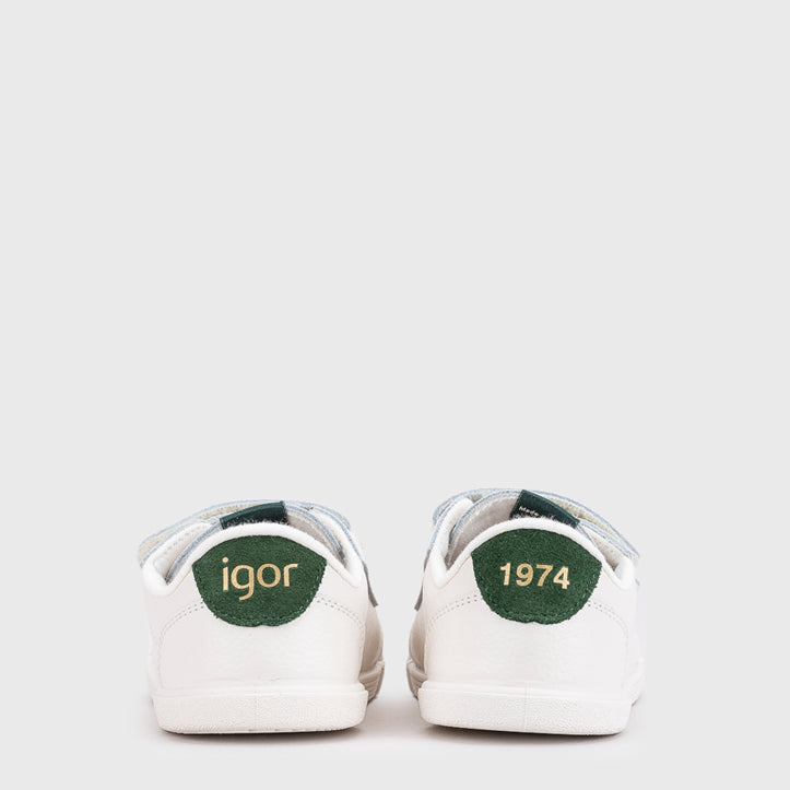 Baskets barefoot enfant IGOR Tennis – couleur Musgo – vue 5