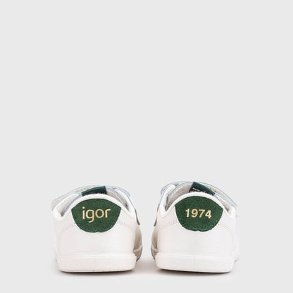 Baskets barefoot enfant IGOR Tennis – couleur Musgo – vue 5