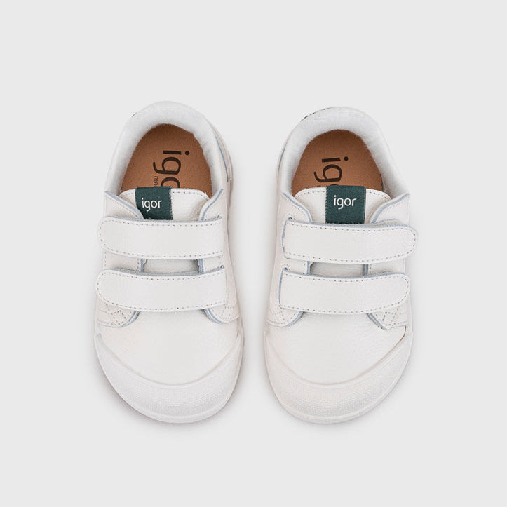 Baskets barefoot enfant IGOR Tennis musgo – vue du dessus