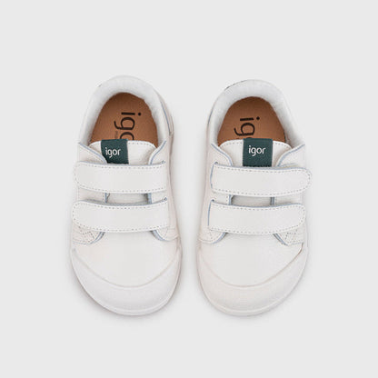 Baskets barefoot enfant IGOR Tennis musgo – vue du dessus