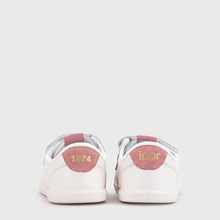Baskets barefoot enfant IGOR Tennis – couleur Rosa – vue 5