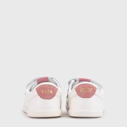 Baskets barefoot enfant IGOR Tennis – couleur Rosa – vue 5