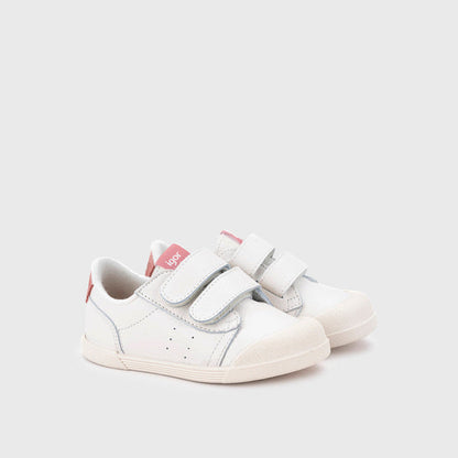 Baskets barefoot enfant IGOR Tennis rosa – vue trois-quarts