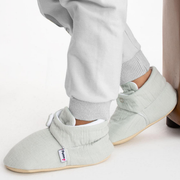 coton gris bouton
