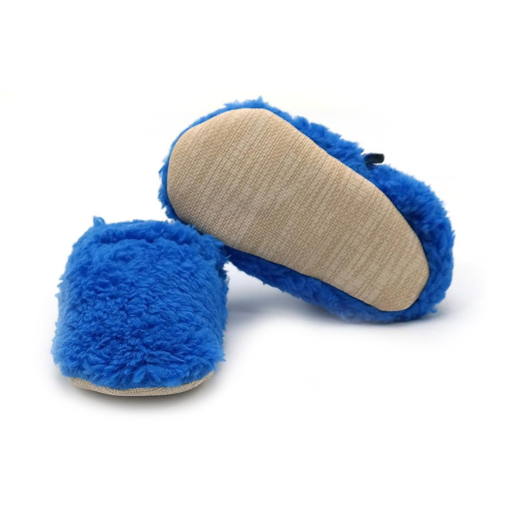 Chaussons physiologiques enfant Fluffy – couleur fluffy bleu élastique – vue 3