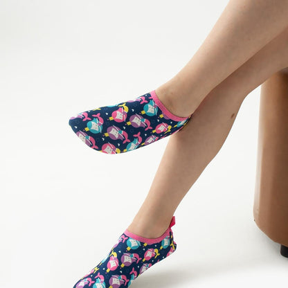 Chaussons de piscine enfant – motif sirène – vue de profil