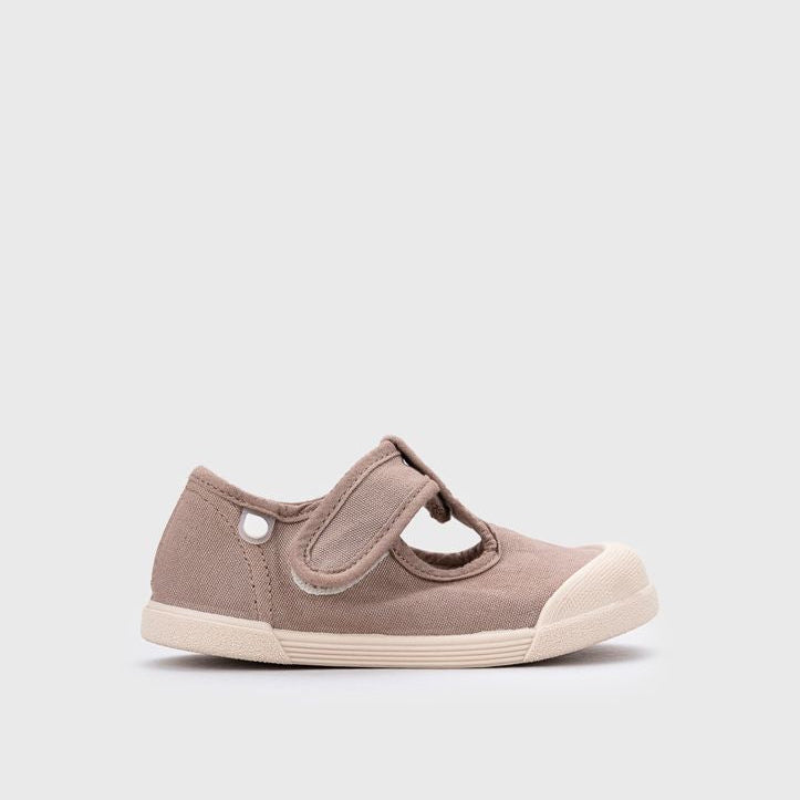 Chaussures barefoot enfant IGOR Lona Pepito – Toile – couleur Cacao – vue 1