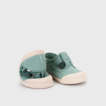 Chaussures barefoot enfant IGOR Lona Pepito – Toile – couleur Matcha – vue 1