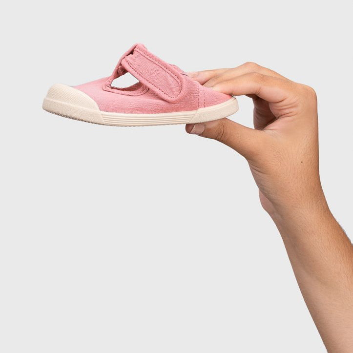Chaussures barefoot enfant IGOR Lona Pepito – Toile – couleur Nuevo Rosa – vue 1