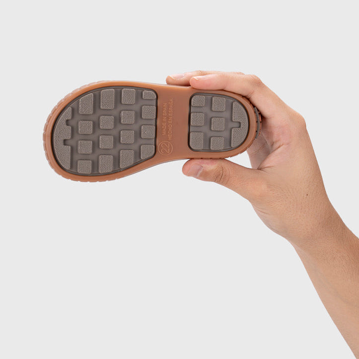 Bottes de pluie barefoot enfant IGOR PAU Taupe – semelle extérieure