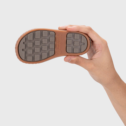 Bottes de pluie barefoot enfant IGOR PAU Taupe – semelle extérieure