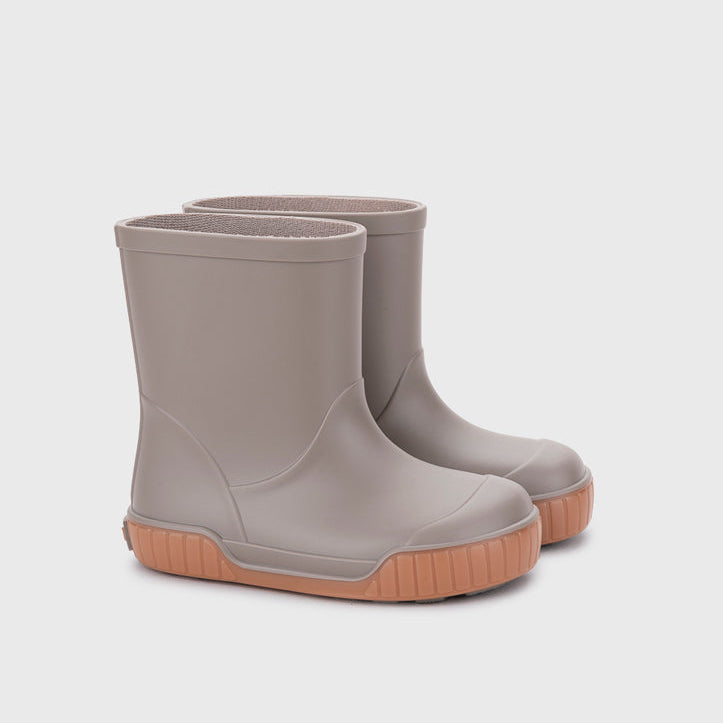 Bottes de pluie barefoot enfant IGOR PAU Taupe – vue produit