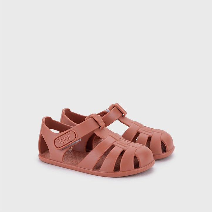 Sandales IGOR Nemo enfant antidérapantes barefoot – Plage & piscine à scratch