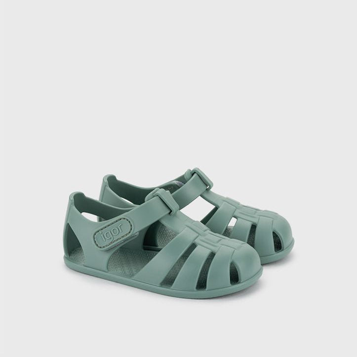 Sandales IGOR Nemo enfant antidérapantes barefoot – Plage & piscine à scratch