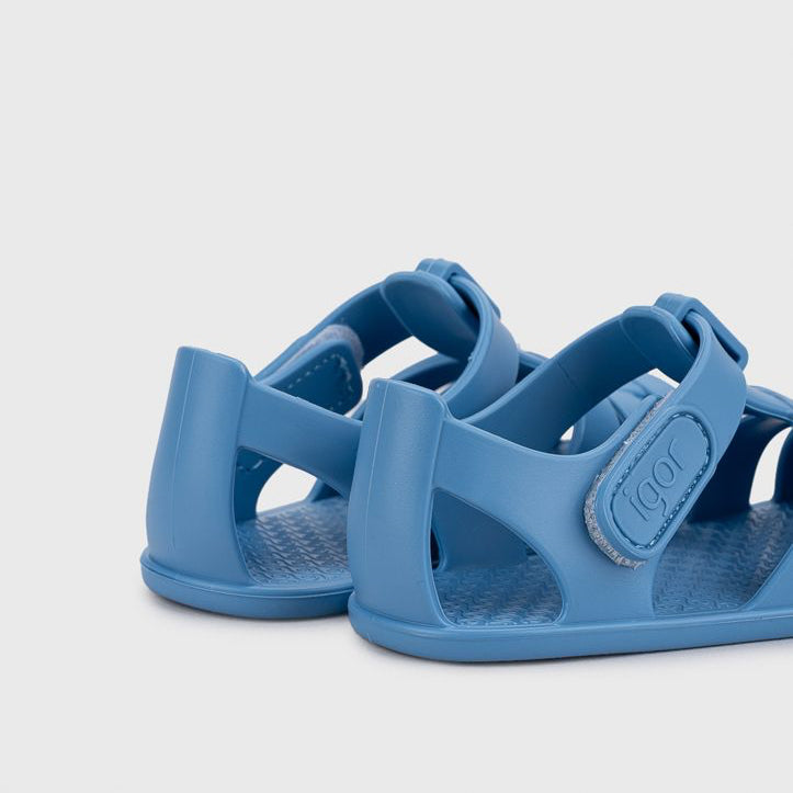 Sandales IGOR Nemo enfant antidérapantes barefoot – Plage & piscine à scratch