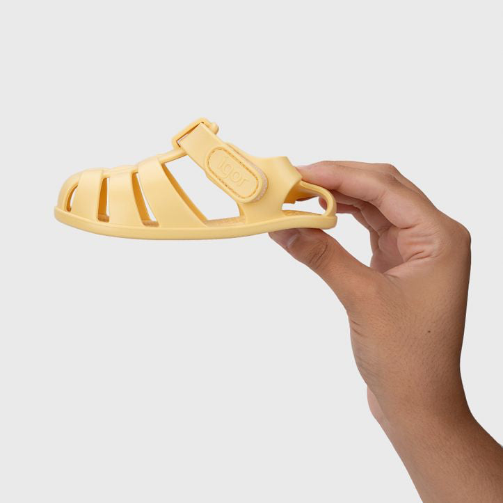 Sandales IGOR Nemo enfant antidérapantes barefoot – Plage & piscine à scratch