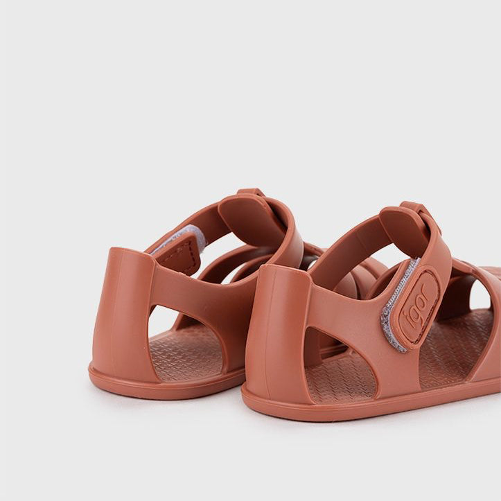 Sandales IGOR Nemo enfant antidérapantes barefoot – Plage & piscine à scratch