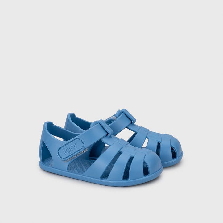 Sandales IGOR Nemo enfant antidérapantes barefoot – Plage & piscine à scratch